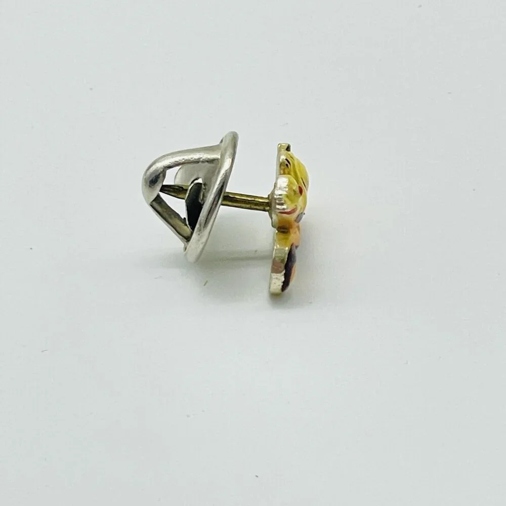 Vintage Squirrel Tie Tack Lapel Pin Retro Novelty Figural Animal Jewelry Gift
